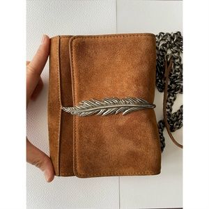 Vintage crossbody messenger bag 100% genuine leather